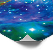 Messier 42 Orion Nebula Infrared ESO Space Foto Poster (Ecke)