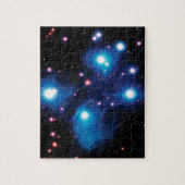 Messier 45 Pleiades Star Cluster NASA Space Foto Puzzle (Vertikal)