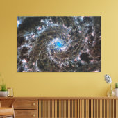 Messier 74 (M74) Galaxy | NGC 628 | MIRI | JWST Leinwanddruck (Insitu (Wohnzimmer))
