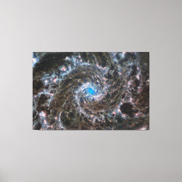 Messier 74 (M74) Galaxy | NGC 628 | MIRI | JWST Leinwanddruck