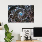 Messier 74 (M74) Galaxy | NGC 628 | MIRI | JWST Poster (Heimbüro)