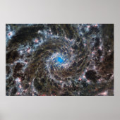 Messier 74 (M74) Galaxy | NGC 628 | MIRI | JWST Poster (Vorne)