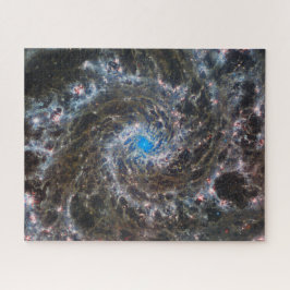 Messier 74 (M74) Galaxy | NGC 628 | MIRI | JWST Puzzle