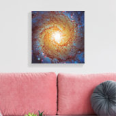 Messier 74 Spiral Galaxy Weltraumbahnhof Foto Leinwanddruck (Insitu (Wohnzimmer))
