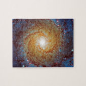 Messier 74 Spiral Galaxy Weltraumbahnhof Foto Puzzle (Horizontal)