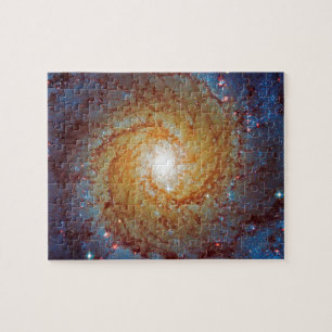Messier 74 Spiral Galaxy Weltraumbahnhof Foto Puzzle