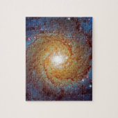 Messier 74 Spiral Galaxy Weltraumbahnhof Foto Puzzle (Vertikal)