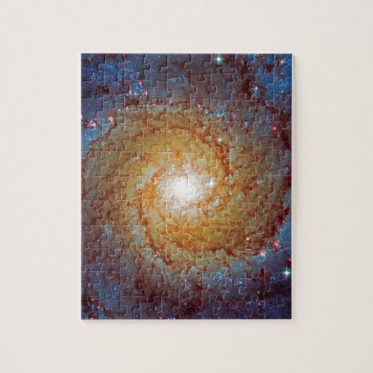 Messier 74 Spiral Galaxy Weltraumbahnhof Foto Puzzle (Vertikal)