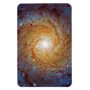Messier 74 Spiralgalaxie Weltraumfoto Magnet