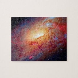 Messier M106 Spiralgalaxie Äußeres Foto Puzzle