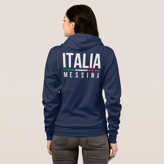 Messina Italia Hoodie (Schwarz voll)