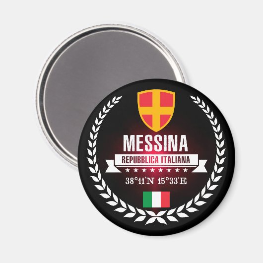 Messina Magnet (Vorderseite/Rückseite)