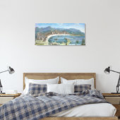 Messina - Panoramablick auf den Hafen Leinwanddruck (Insitu (Schlafzimmer))