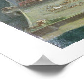 Messina - Panoramablick auf den Hafen Poster (Ecke)