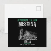 Messina Postkarte (Vorne/Hinten)