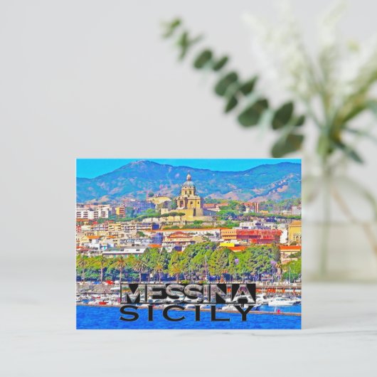 Messina Postkarte (Stehend Vorderseite)
