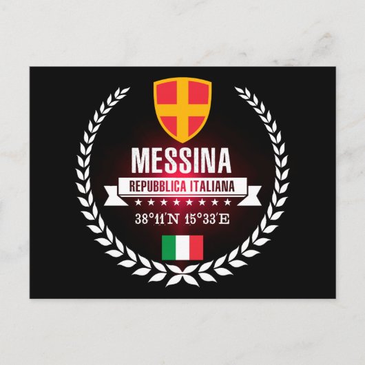 Messina Postkarte (Vorderseite)