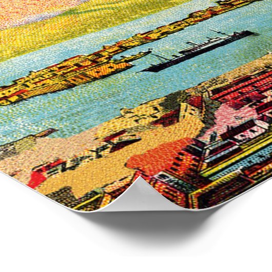 Messina, Sizilien, Italien Poster (Ecke)