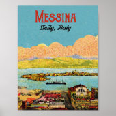 Messina, Sizilien, Italien Poster (Vorne)