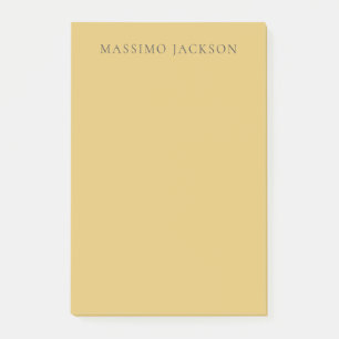 Messing Gelb Minimalistisch Schlicht Moderne Ästhe Post-it Klebezettel