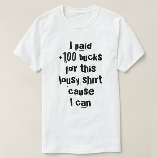 Messing T-Shirt (Design vorne)