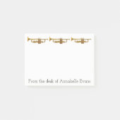 Messing-Trumps personalisieren Post-it Klebezettel (Vorderseite)