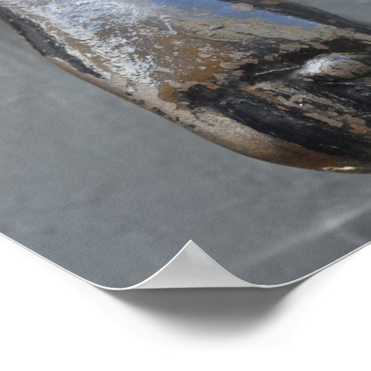 Messinghand-Türknopf Poster (Ecke)