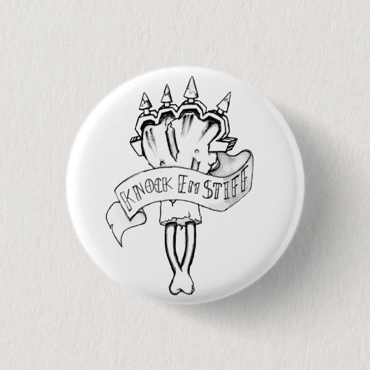 Messingknöchel-Knopf Button (Vorderseite)