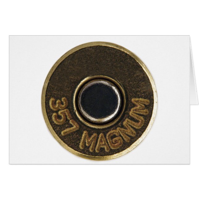 MessingMuschelgehäuse mit 357 Magnum (Vorderseite (Horizontal))