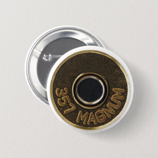 MessingMuschelgehäuse mit 357 Magnum Button (Vorne & Hinten)