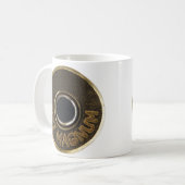 MessingMuschelgehäuse mit 357 Magnum Kaffeetasse (Vorderseite Links)
