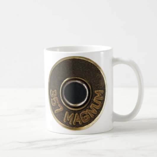 MessingMuschelgehäuse mit 357 Magnum Kaffeetasse (Rechts)