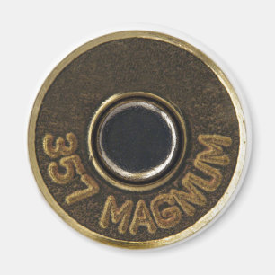 MessingMuschelgehäuse mit 357 Magnum Magnet