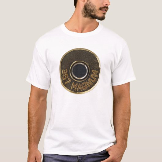 MessingMuschelgehäuse mit 357 Magnum T-Shirt (Vorderseite)