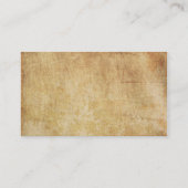 Messingplatten-Rahmen Visitenkarte (Rückseite)