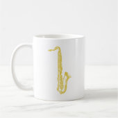 MessingSaxophon Kaffeetasse (Links)