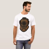 Messingtauchsturzhelm T-Shirt (Vorne ganz)