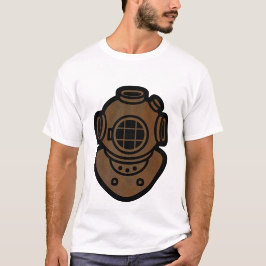 Messingtauchsturzhelm T-Shirt (Vorderseite)