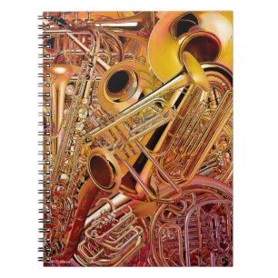 Messingwandnotizbuch Notizblock