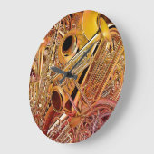 MessingWanduhr Große Wanduhr (Winkel)