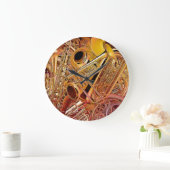 MessingWanduhr Große Wanduhr (Zuhause)