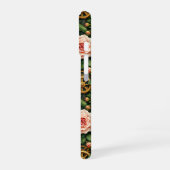 Messingzahnräder und Rosen iPhone 16 Hülle (Linke Seite)