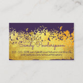 Messlöffel Bäckerei Konditorgebäck Koch handwerkli Visitenkarte (Rückseite)