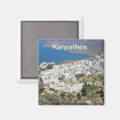 Messochori Karpathos-Grießmagnet Magnet (Vorderseite/Rückseite)