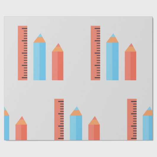 Messstifte Geschenkpapier (Flach)
