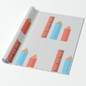 Messstifte Geschenkpapier (Ungerollt)