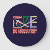 Messung der Liebe Große Wanduhr (Vorderseite)