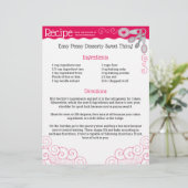 Messung der Löffel Herzmenü Rezept Flyer (Stehend Vorderseite)