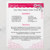 Messung der Löffel Herzmenü Rezept Flyer (Vorne/Hinten)