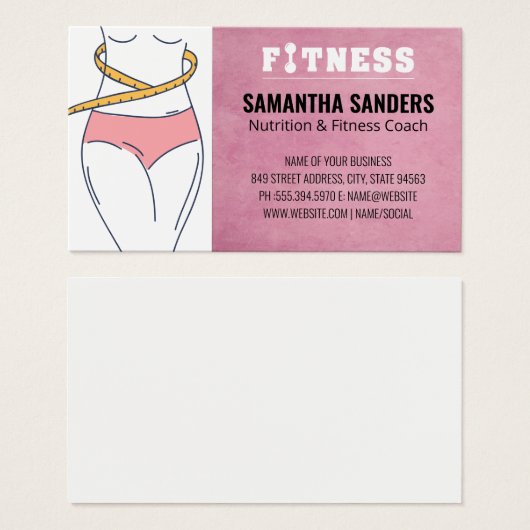 Messung der Waistline | FITNESS (Vorne & Hinten)